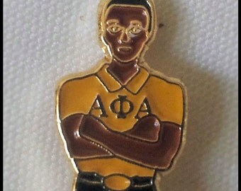 Alpha Phi Alpha Fraternity Stepper Lapel Pin