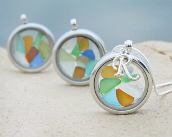 Nature necklace,Sea glass necklace,Beach glass necklace,Natural jewellery necklace,Nature jewelry necklace,Ocean jewellery,Sea glass jewelry