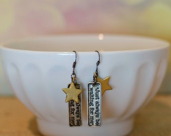 Peter Pan Earrings, Silver Earrings, Pan Earrings, Hook Jewelry, Peter Pan Jewelry