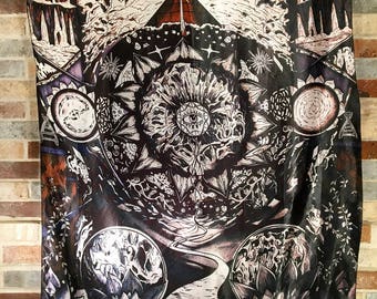 Envision, Psychedelic Tapestry Design By Artist Adam Riddle.