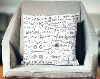 Math Gifts | Math Pillow | Math Teacher Gift | Gifts for Math Teacher | Math Equation | Gift for Teacher | Math Geek | Math Nerd