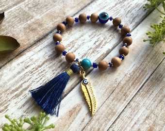 Evil Eye Bracelet - Evil Eye Jewelry - Protection Bracelet - Evil Eye - Eye Bracelet - Gold Evil Eye - Bracelet - Evil Eye Charm - Lucky