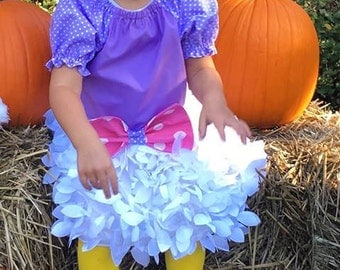 Daisy Duck Inspired Costume, Birthday Outfit, Infant Halloween Costume, Infant Daisy Duck Costume, Daisy Duck Dress up,