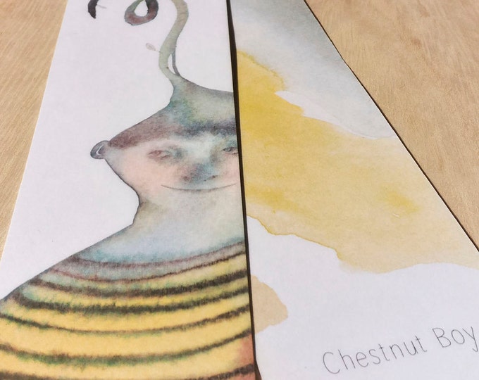 Illustrated Bookmark - Chestnut Boy