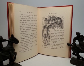 Alice's Adventures in Wonderland by Lewis Carroll First Edition Facsimile Hardcover Book
