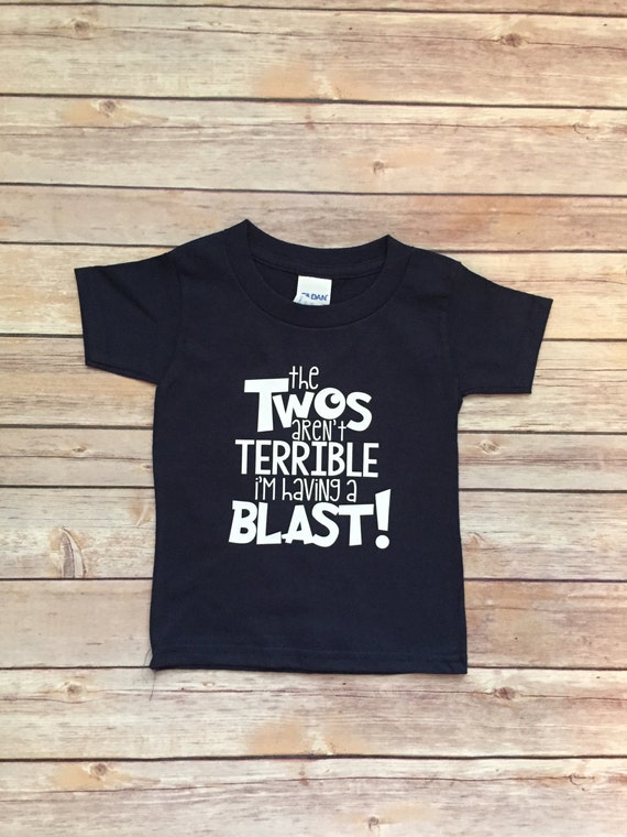 caution terrible twos ahead shirt