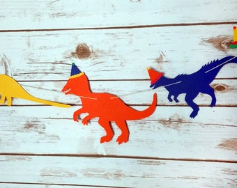 Dinosaur Birthday Garland