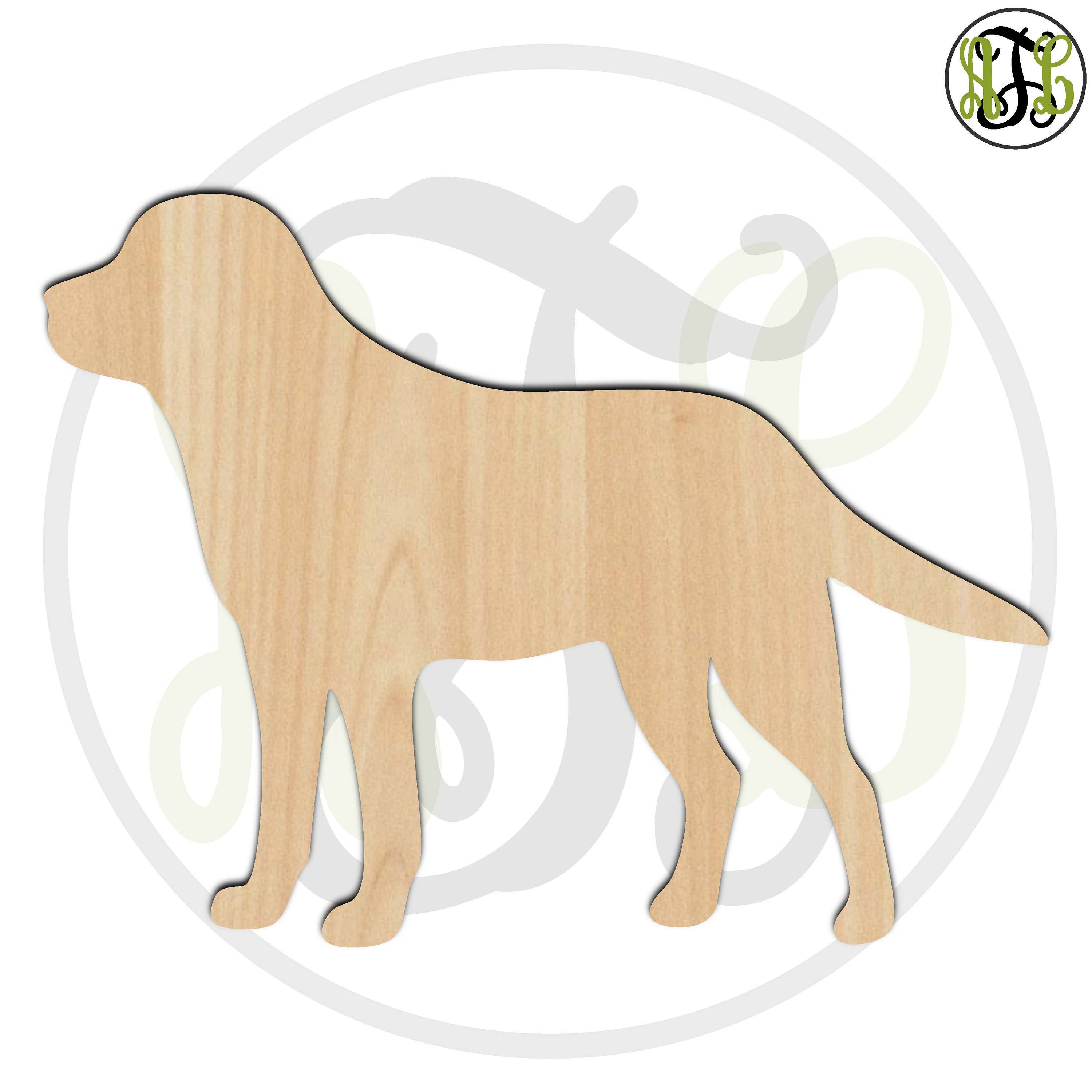 Labrador 230083 Animal Cutout, unfinished, wood cutout, wood craft