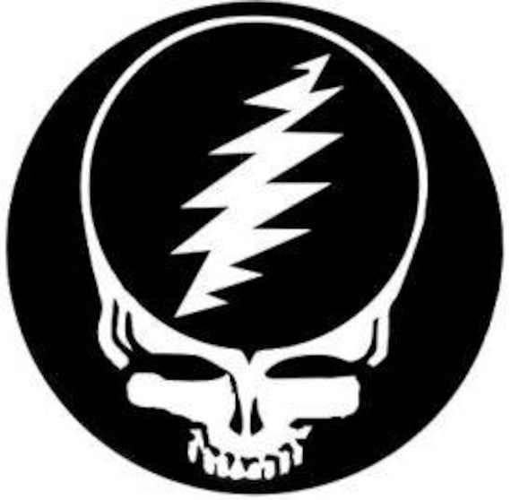 Grateful Dead steal your face sticker // 4 inch vinyl decal