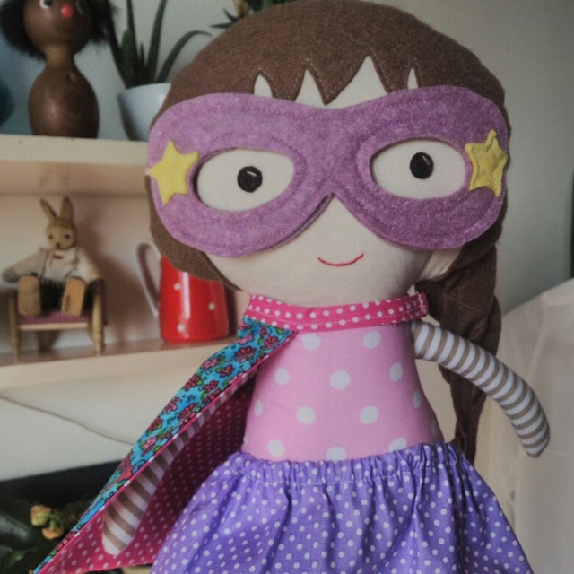 personalized super hero doll