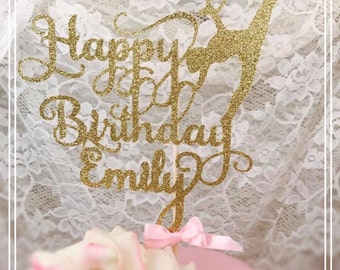 Gymnastics Cake Topper - Gymnastics Party Decorations - Gymnastics Party Decor - Gymnastics Party Centerpiece - Gymnastics Birthday Party