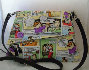 Michael Miller Dysfunctional Family Print Crossbody/Handbag