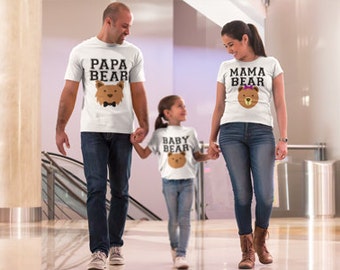 Papa Bear Shirt | Hubby Shirt | Daddy and Me Shirts | Daddy Bear Shirts | Papa Bear Shirt Shirt | Poppa Bear T Shirts