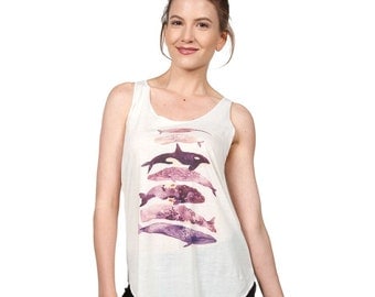 Whales Galore Tank top