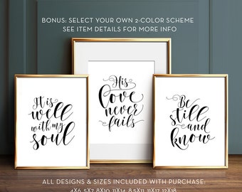 Bible Verse Wall Decor bible verse wall art | etsy Bible Verse Wall Decor bible verse wall art | etsy