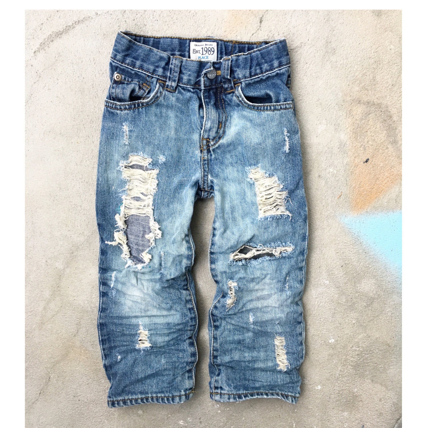 3T Toddler Boy Distressed Jeans