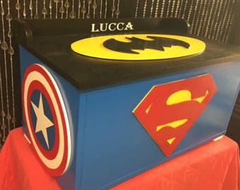 super hero toy box