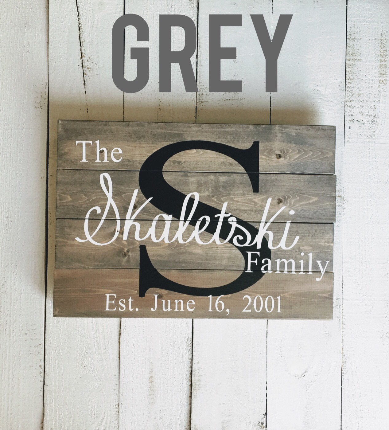 Last name wood sign custom wood sign wood last name sign