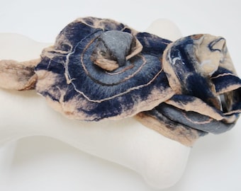 Nuno Felted Wrap, Nuno Felt Scarf, Wool Felted Shawl, Silk Scarf, Silk Shawl, Women's Scarf Nuno Felt Clothing Unique Handmade Scarf For Her