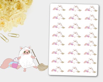 Funny Bagot Cat, Hand Drawn Pet, Pet Stickers