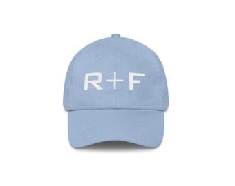 Carolina Blue Rodan And Fields Hat Embroidered, Rodan and Fields Pink Hat Unstructured 6 Panel Made in the USA