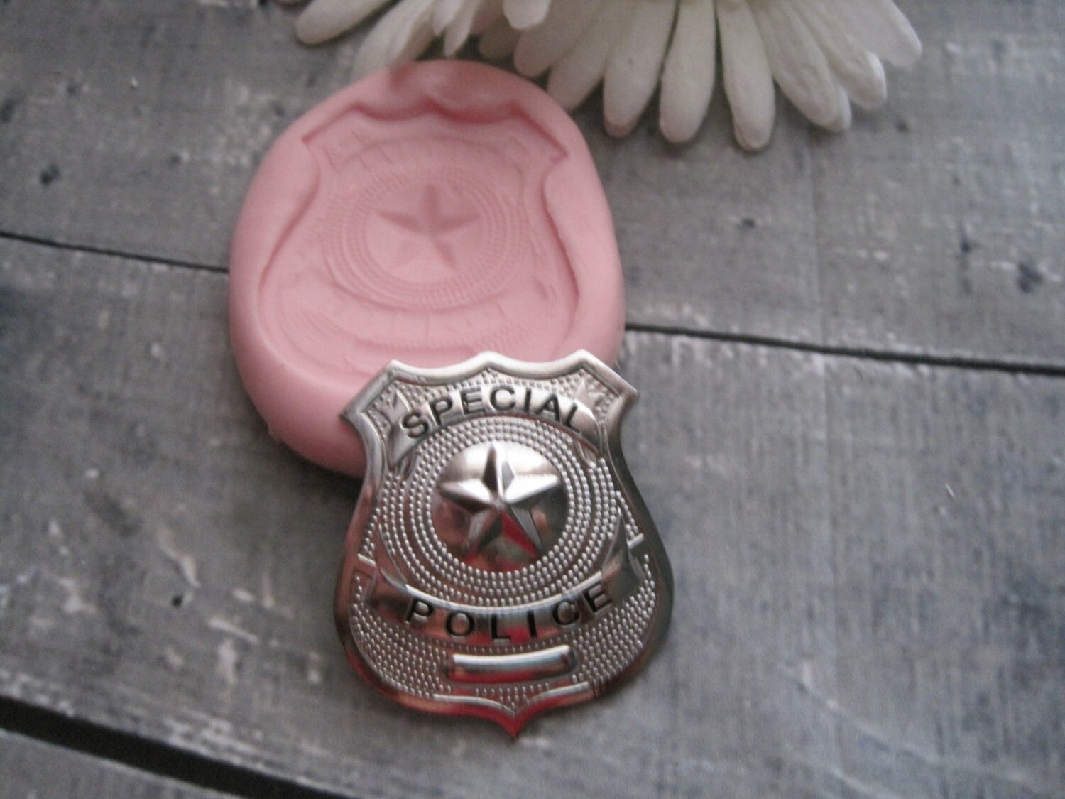 Police Badge Silicone Mold Badge Silicone Mold Police Mold