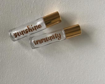 Essential Oil Labels (10 ml bottle not included)