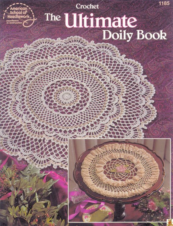 Ultimate doily book Crochet doily Crochet tablecloth pattern