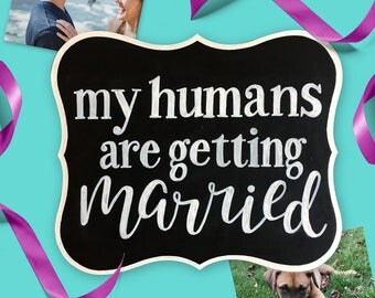 My humans are getting married | Etsy