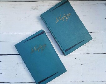 Set of books Antique book Vintage books USSR Book collection Gift ideas for book lovers Books for decoration Library Collection Russian book