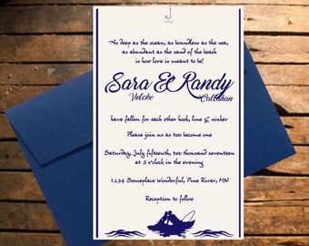 Fishing Themed Wedding Invitations 9