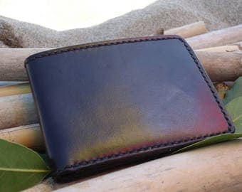 Small leather wallet/ID wallet/wfront pocket leather wallet/mini leather wallet/cardholder.Picolo portafoglio in pelle,кошелек.