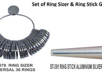 PARUU® Set of Ring stick and Ring sizer st379-391