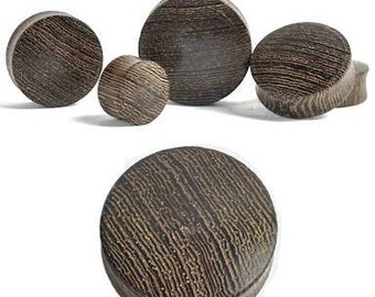 Areng wood plugs pair