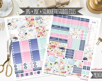 50% MEGA SALE!! Tea Party Digital Printable Planner Stickers Weekly Stickers Digital Planner Stickers Tea Party Stickers Tea Party Planner