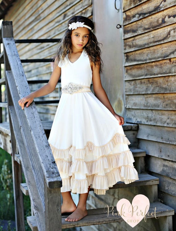 Beach Flower Girl Dresses