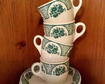 Syracuse Demitasse Cups and Bread Plates or Saucers | Restaurant-ware | Wakefield Green