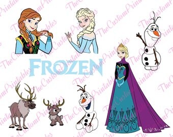 FROZEN, Elsa, Anna, Olaf, SVG, Sven, Cut File, Vector, Cricut Files, Silhouette Files, Cameo, T-shirt
