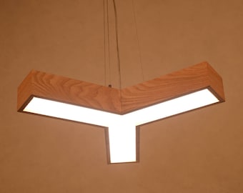 Acrylic and Oak LED 18W Pendant Lighting,Moeder Led Lamps,Ceiling Lighting,Lighting LED fixtures,Room droplight.Office Lighting,Hanging Lamp