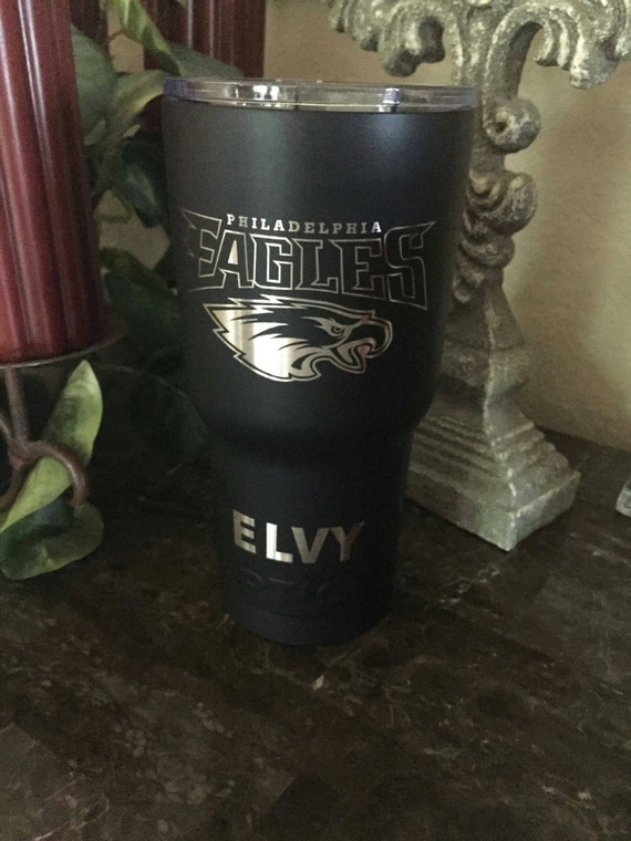 Custom Powder Coated Yeti RTIC Cups Philadelphia Eagles