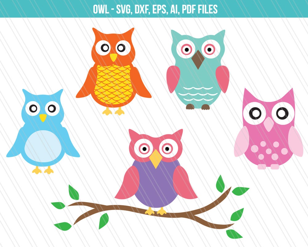 Download Owl SVG cutting files Owl dxf Owl vector Cricut cutting