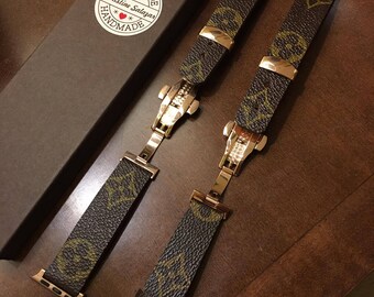 Handmade Louis Vuitton Apple Watch Band