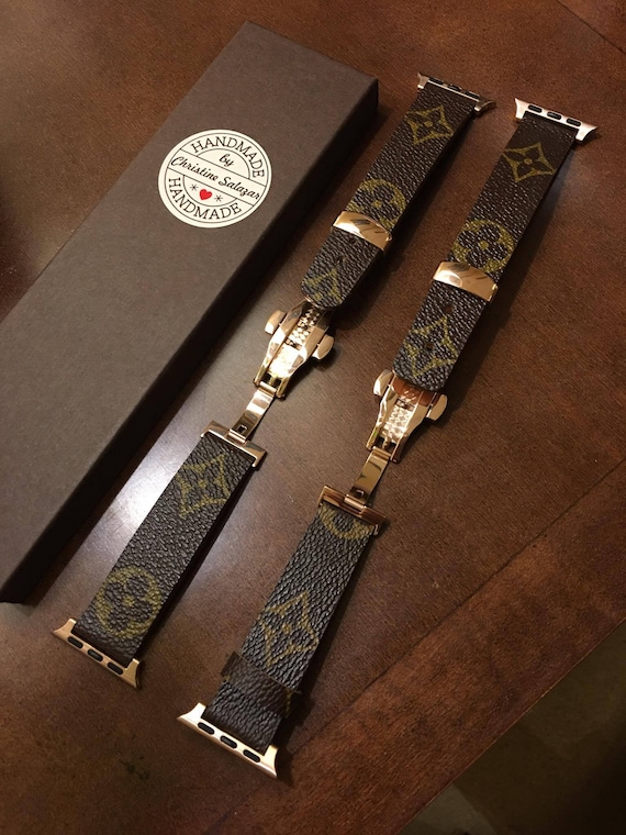 Handmade Louis Vuitton Apple Watch Band Series 1 2 3 146mm