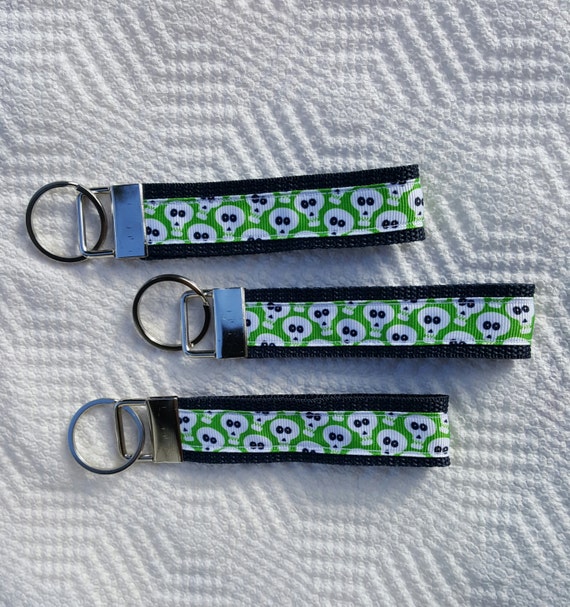Items similar to Key Fob, Keychain, Key Ring, Handmade, Ribbon Key Ring