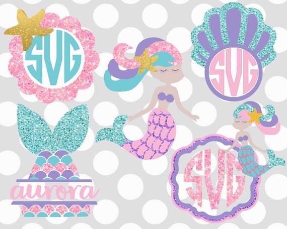 Download MERMAID svg, mermaid monogram svg, mermaid party shirt ...