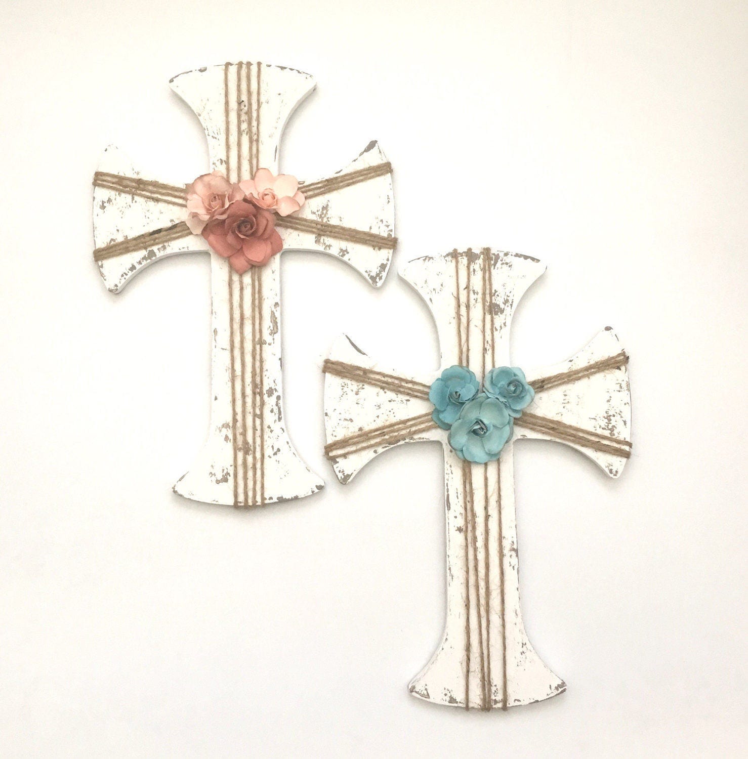 Wooden Cross Baptism Cross Baby Baptism Gift Baby Girl