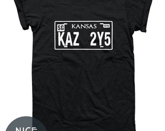 License Plate T-shirt Supernatural Shirt Unisex Winchester Tee Top