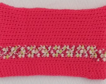 PUSSY HAT #2,hot pink hat with multicolored stripet, women's hat, resist in style, hot pink