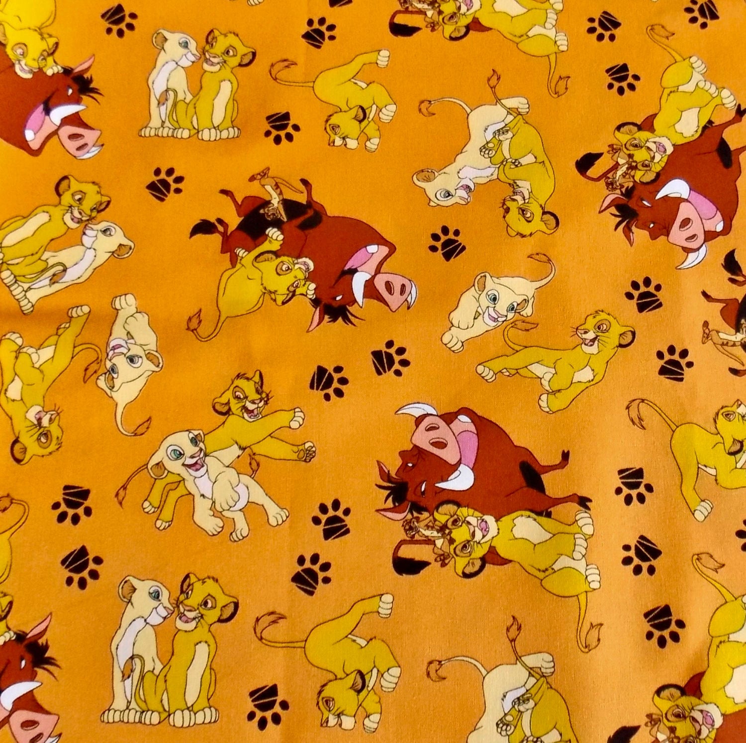 Lion King Fabric Simba Fabric Movie Fabric Quilt Fabric