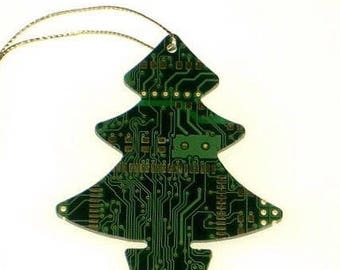 Real Circuit Board/Motherboard Christmas Decoration Tree/Star/Snowman